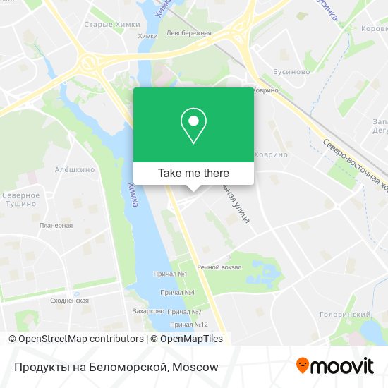 Продукты на Беломорской map