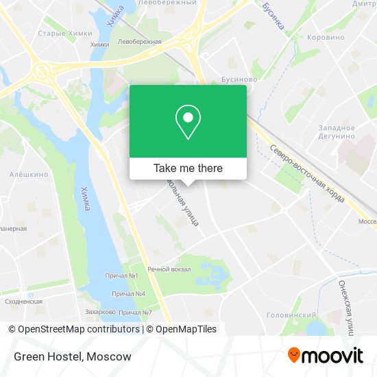 Green Hostel map