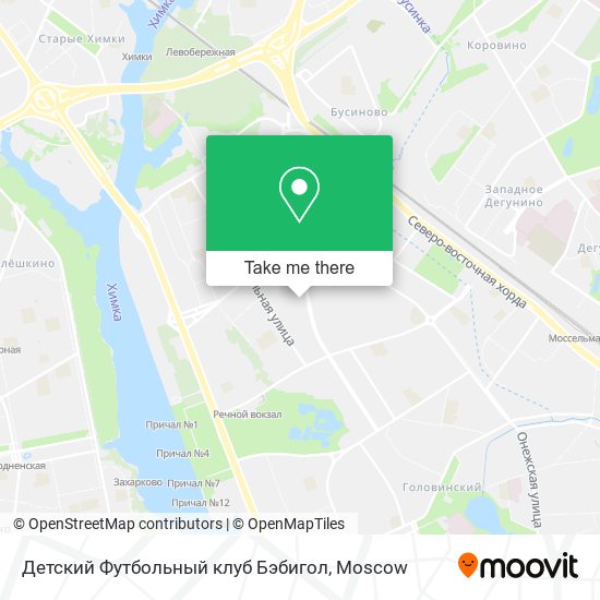 Детский Футбольный клуб Бэбигол map