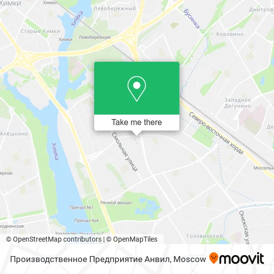 Производственное Предприятие Анвил map