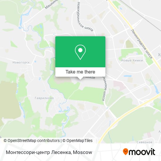Монтессори-центр Лесенка map