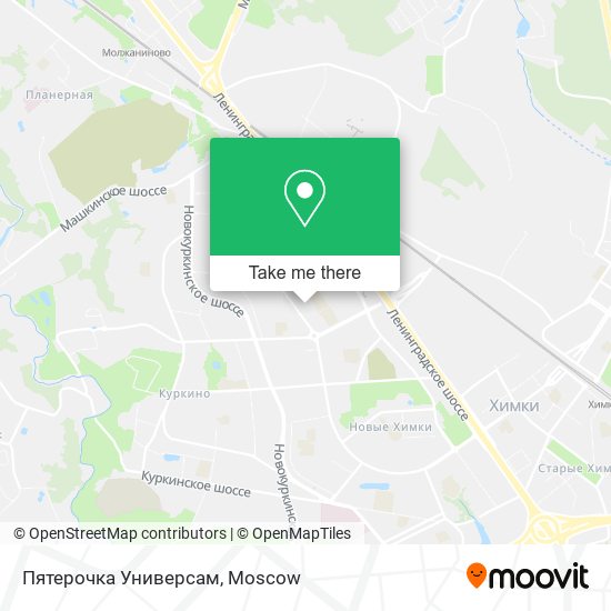 Пятерочка Универсам map