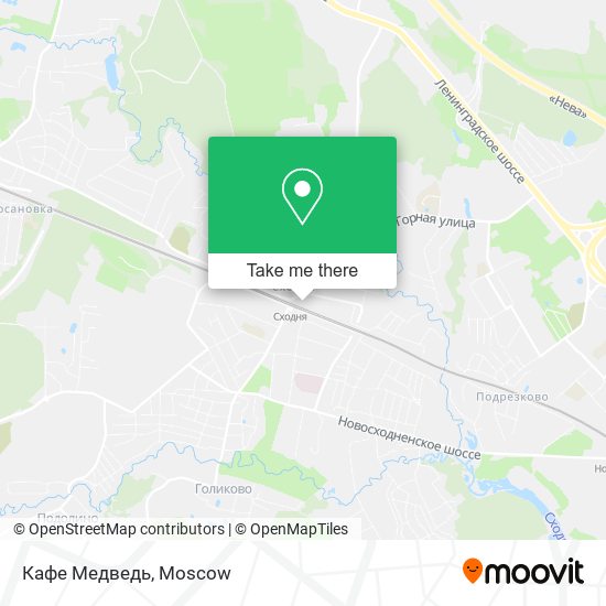 Кафе Медведь map