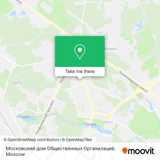 Московский дом Общественных Организаций map