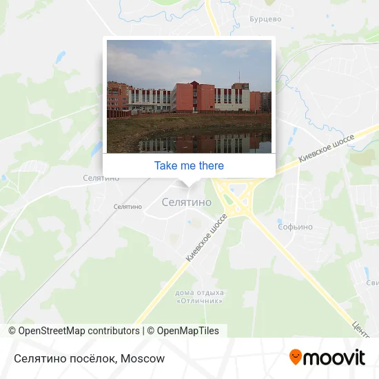 Селятино посёлок map