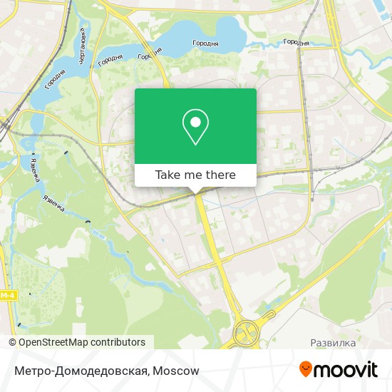 Метро-Домодедовская map