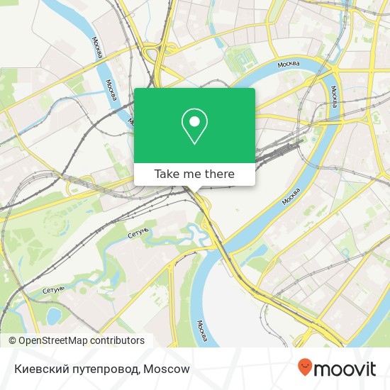 Киевский путепровод map