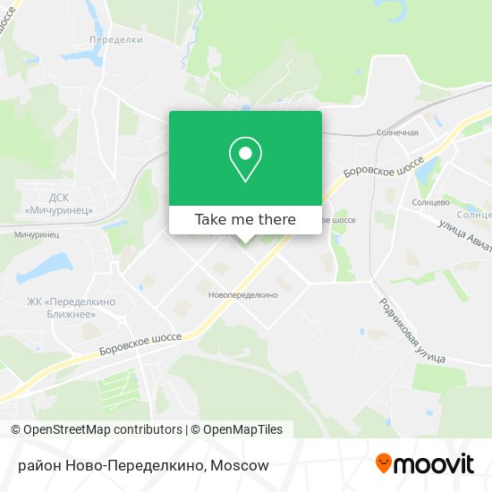 район Ново-Переделкино map