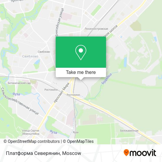 Платформа Северянин map