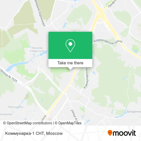 Коммунарка-1 СНТ map