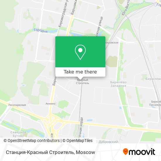 Станция-Красный Строитель map