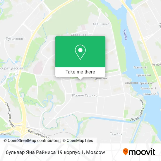 бульвар Яна Райниса 19 корпус 1 map