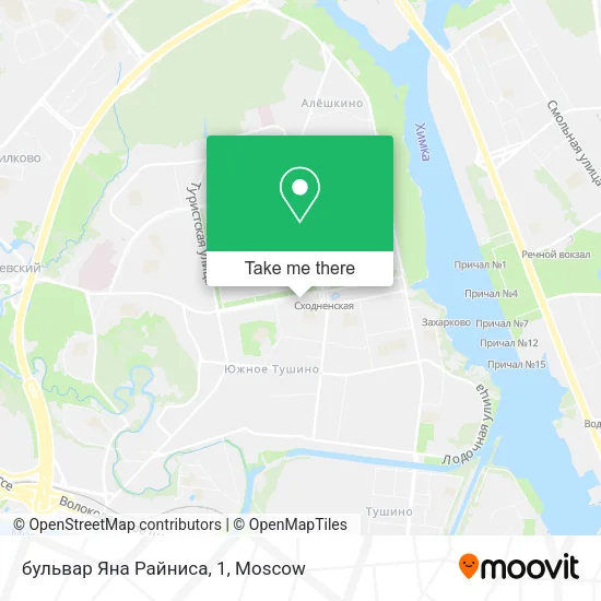 бульвар Яна Райниса, 1 map