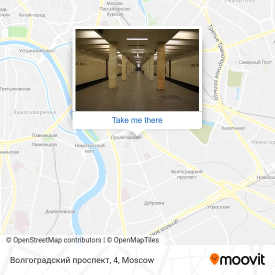 Волгоградский проспект, 4 map