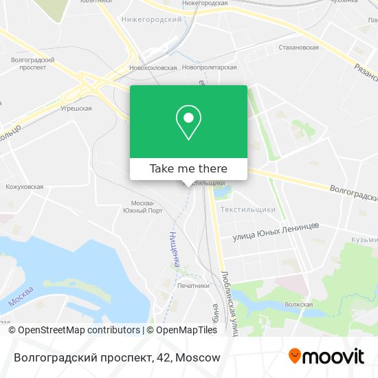 Волгоградский проспект, 42 map