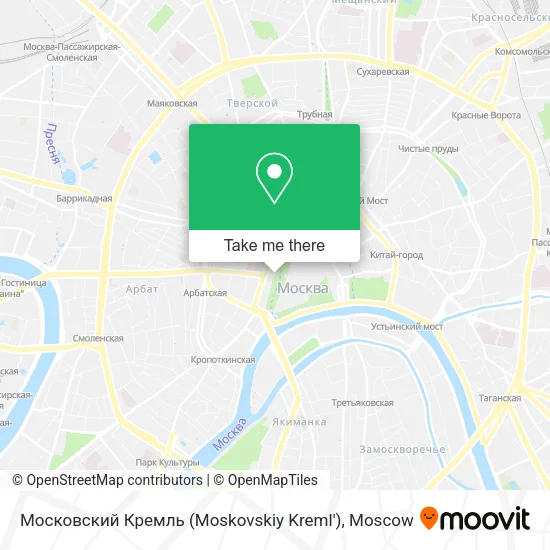 Московский Кремль (Moskovskiy Kreml') map