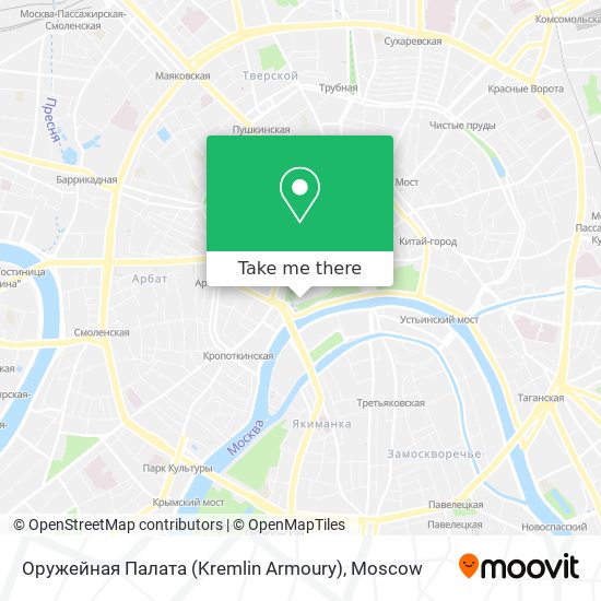 Оружейная Палата (Kremlin Armoury) map