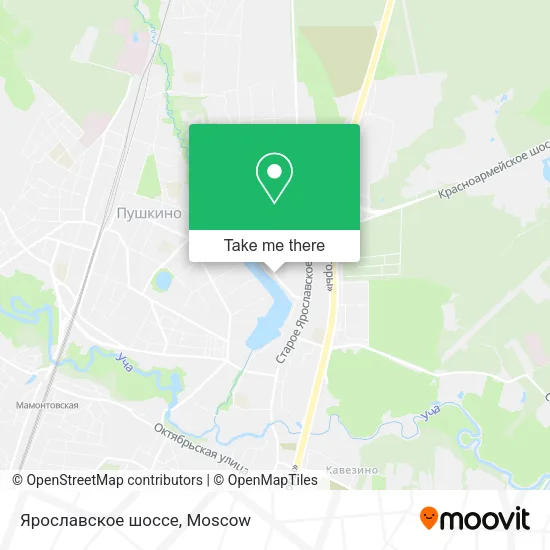 Ярославское шоссе map