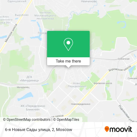 6-я Новые Сады улица, 2 map
