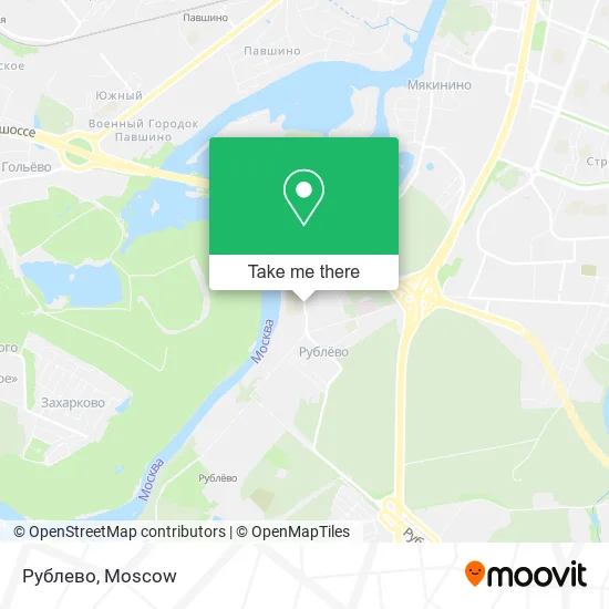 Рублево map
