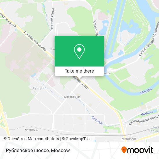 Рублёвское шоссе map