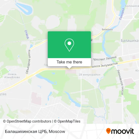 Балашихинская ЦРБ map