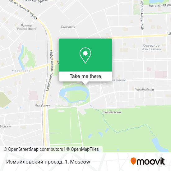 Измайловский проезд, 1 map