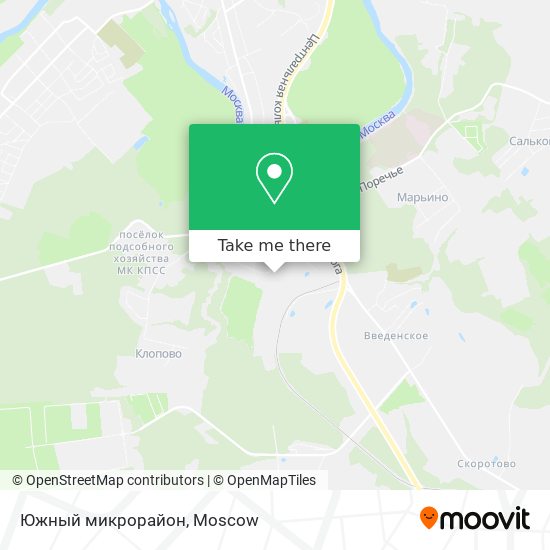 Южный микрорайон map