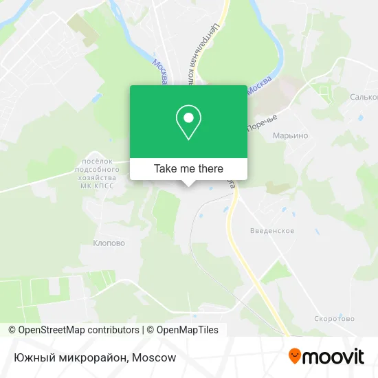 Южный микрорайон map