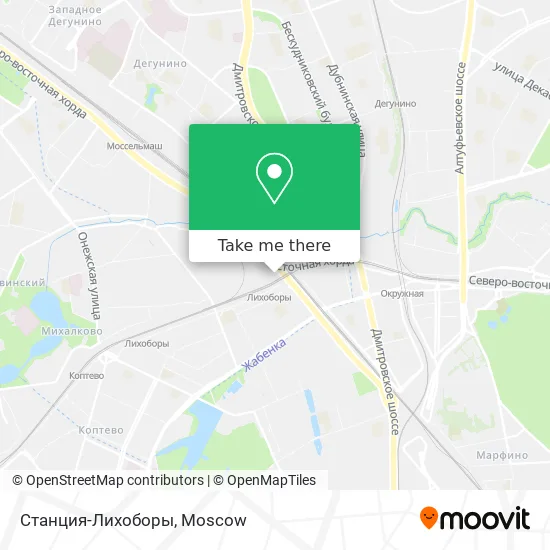 Станция-Лихоборы map