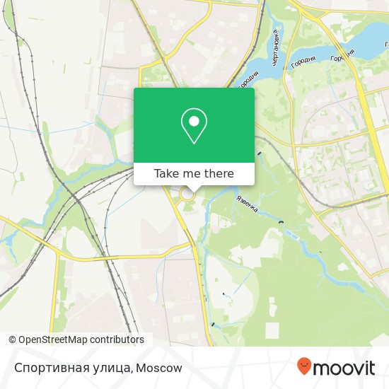 Спортивная улица map