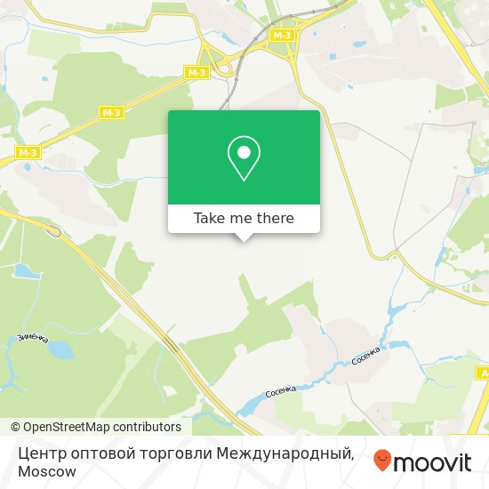 Центр оптовой торговли Международный map