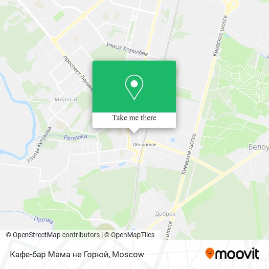 Кафе-бар Мама не Горюй map