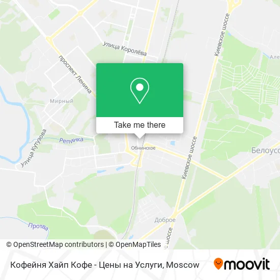 Кофейня Хайп Кофе - Цены на Услуги map