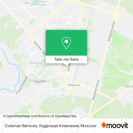 Coleman Services, Кадровая Компания map