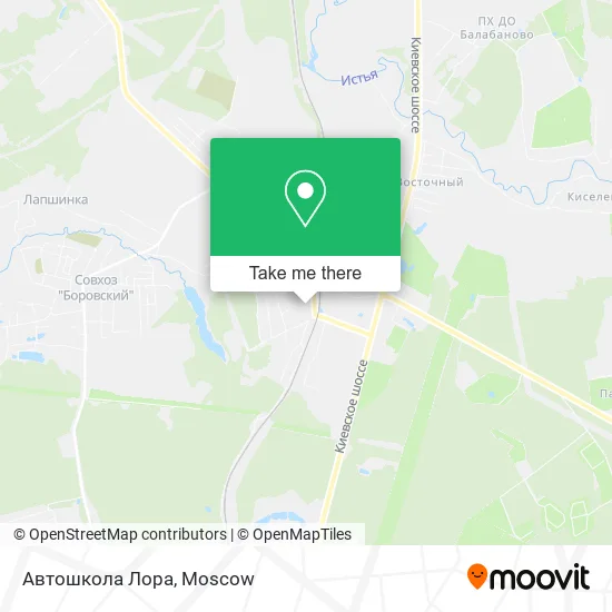 Автошкола Лора map