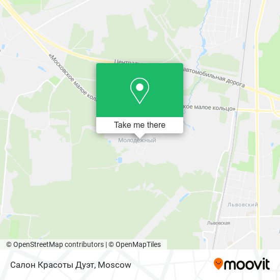 Салон Красоты Дуэт map