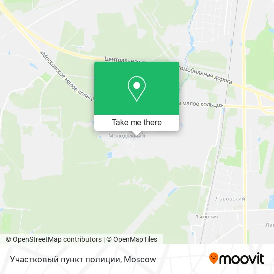 Участковый пункт полиции map