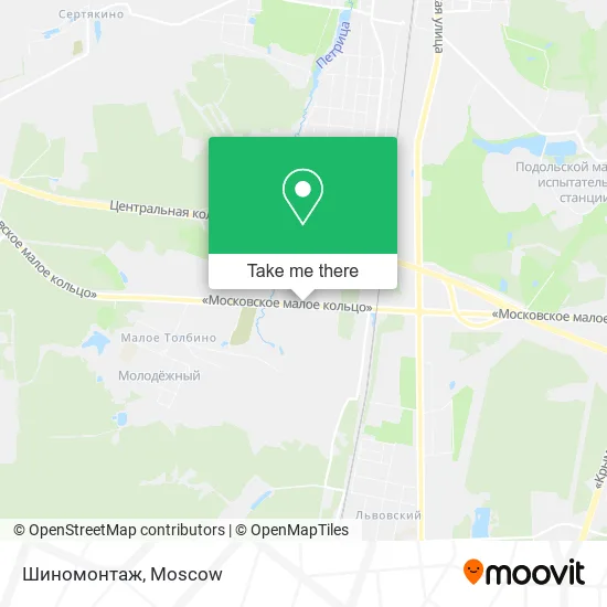Шиномонтаж map