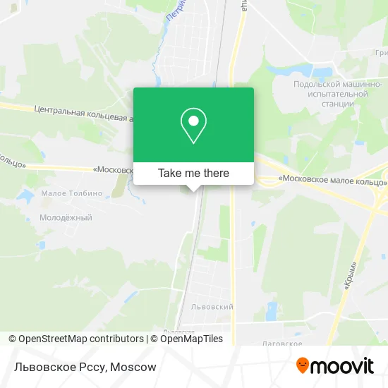Львовское Рссу map