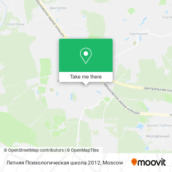 Летняя Психологическая школа 2012 map