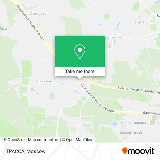 ТРАССА map