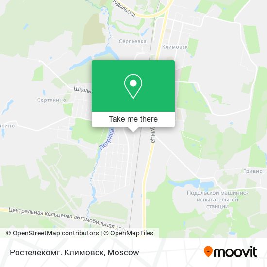 Ростелекомг. Климовск map