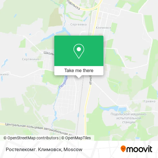Ростелекомг. Климовск map
