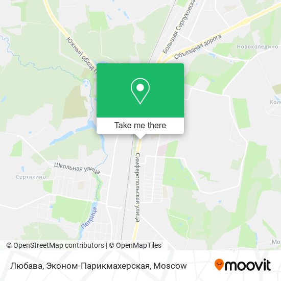 Любава, Эконом-Парикмахерская map