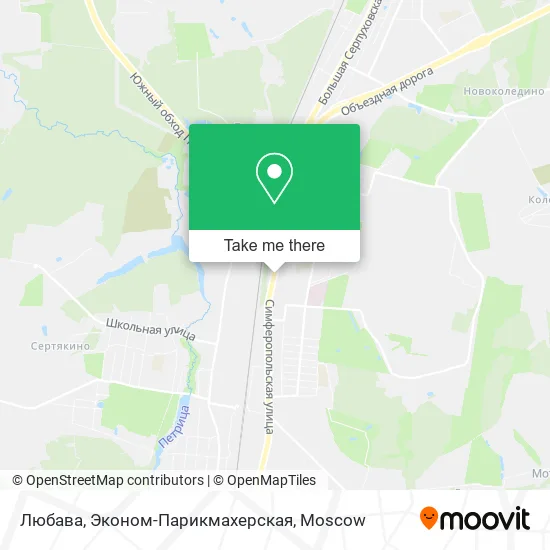 Любава, Эконом-Парикмахерская map