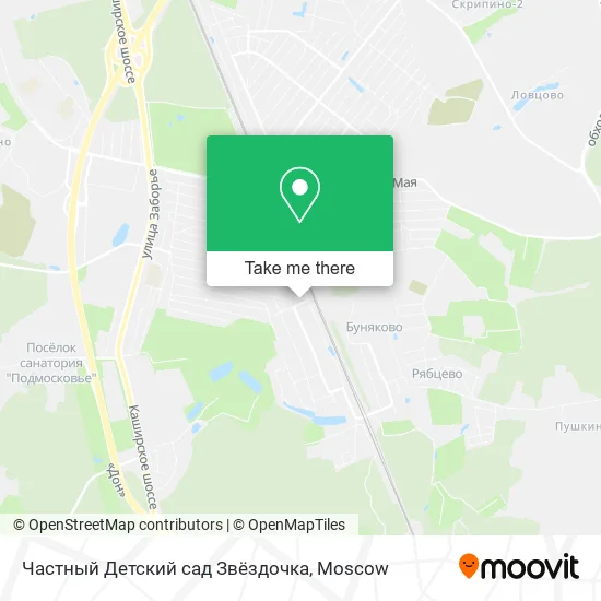 Частный Детский сад Звёздочка map