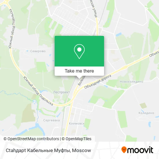 Ctahдapt Кабельные Муфты map