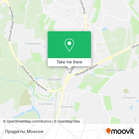 Продукты map