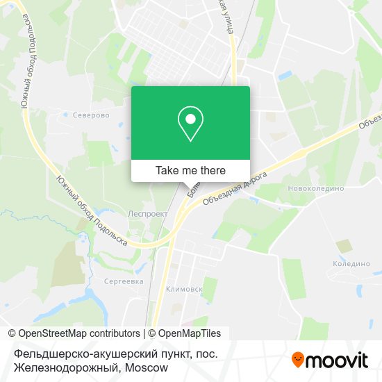 Фельдшерско-акушерский пункт, пос. Железнодорожный map